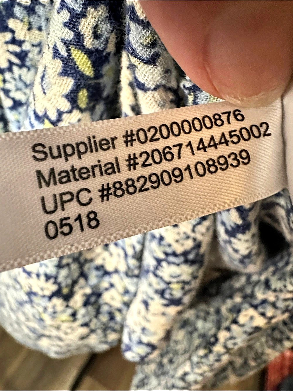 Chaps XXL Blue Floral Boho Peasant Blouse Ruffle Sleeve Cottagecore Top - Picture 14 of 14